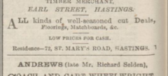 1881 F. R. Bones advertisement